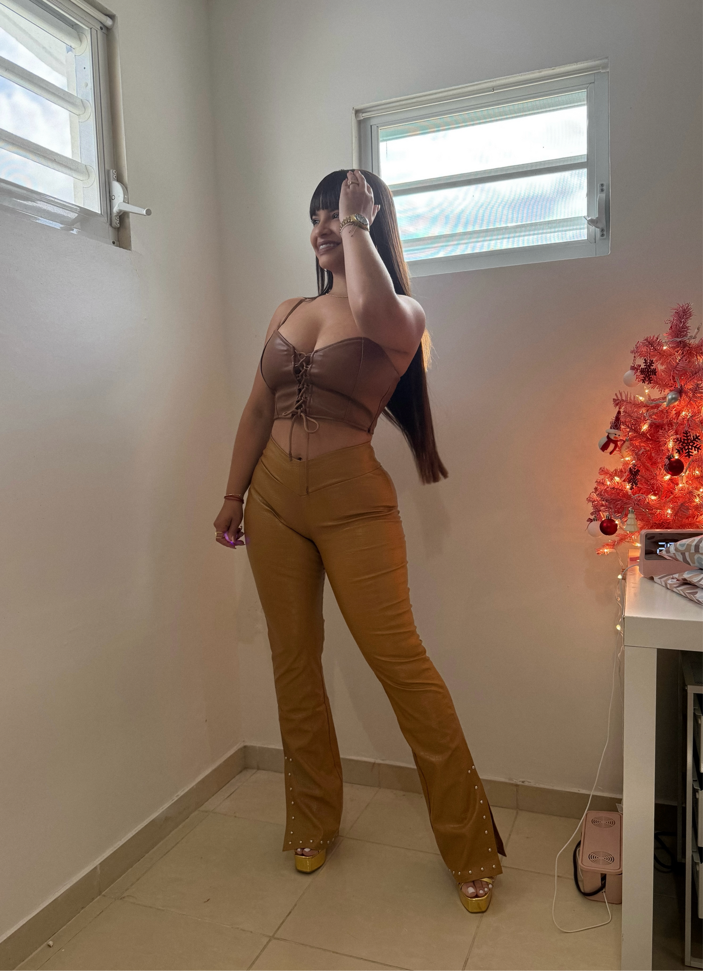 Leather Top