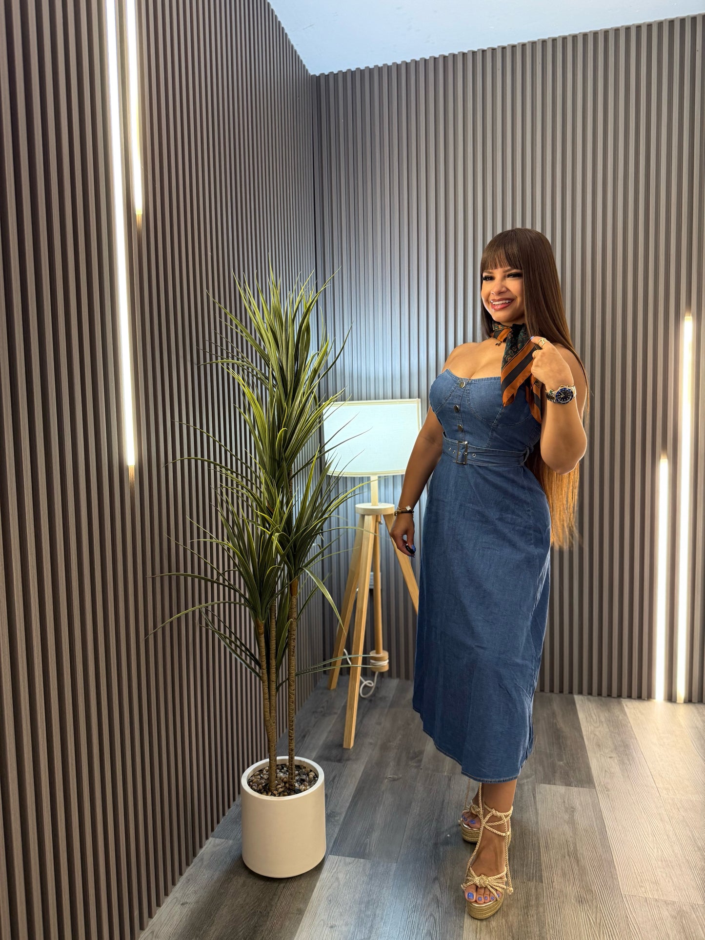 Denim Chic Dress