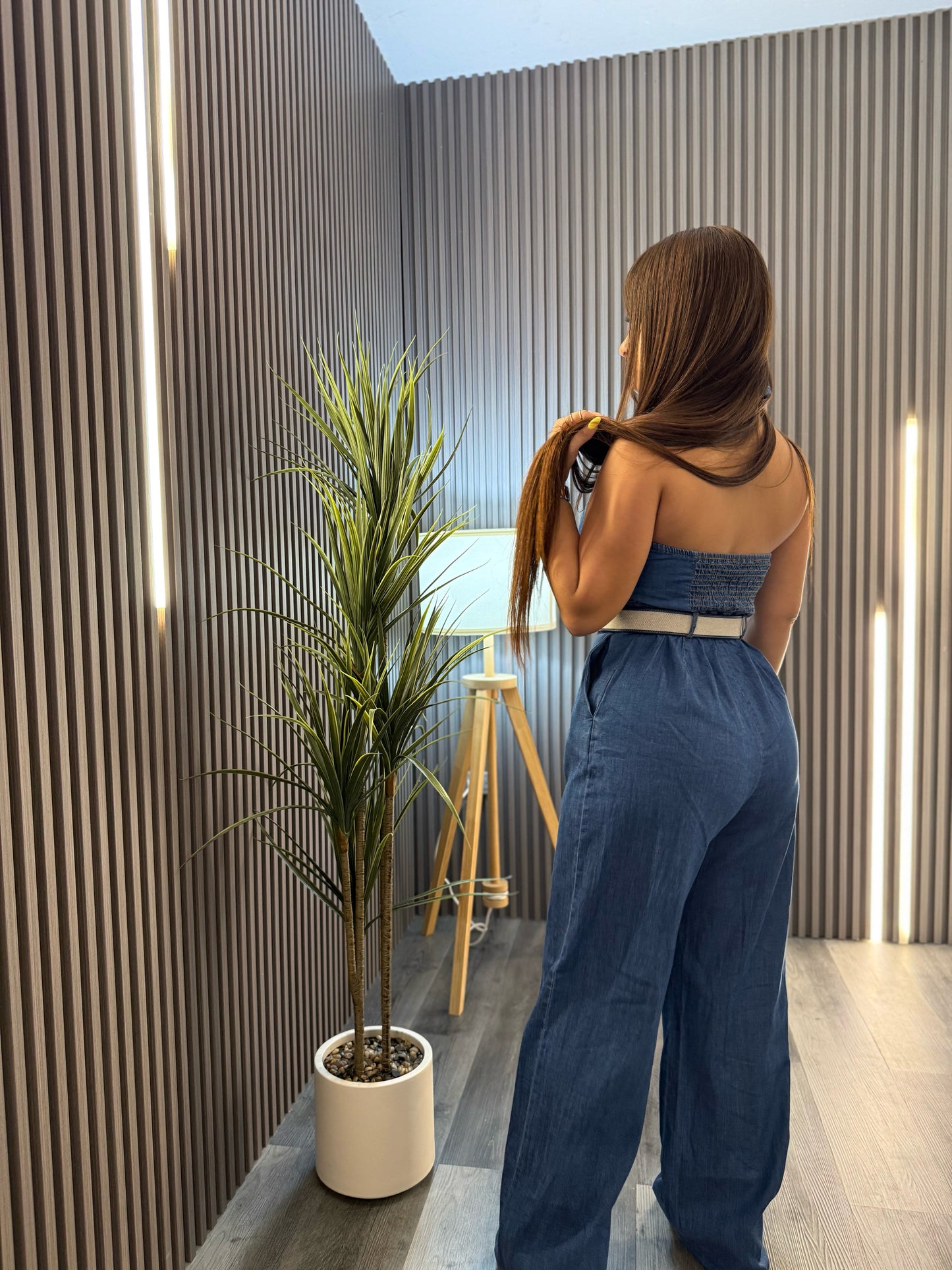 Coastal Denim Jumpsuit