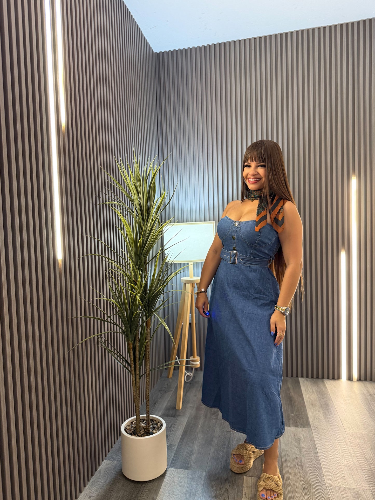 Denim Chic Dress