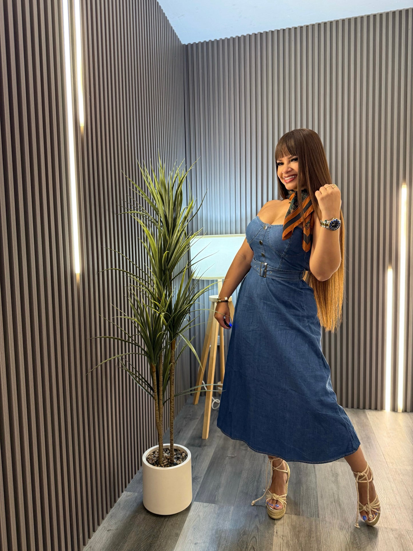 Denim Chic Dress